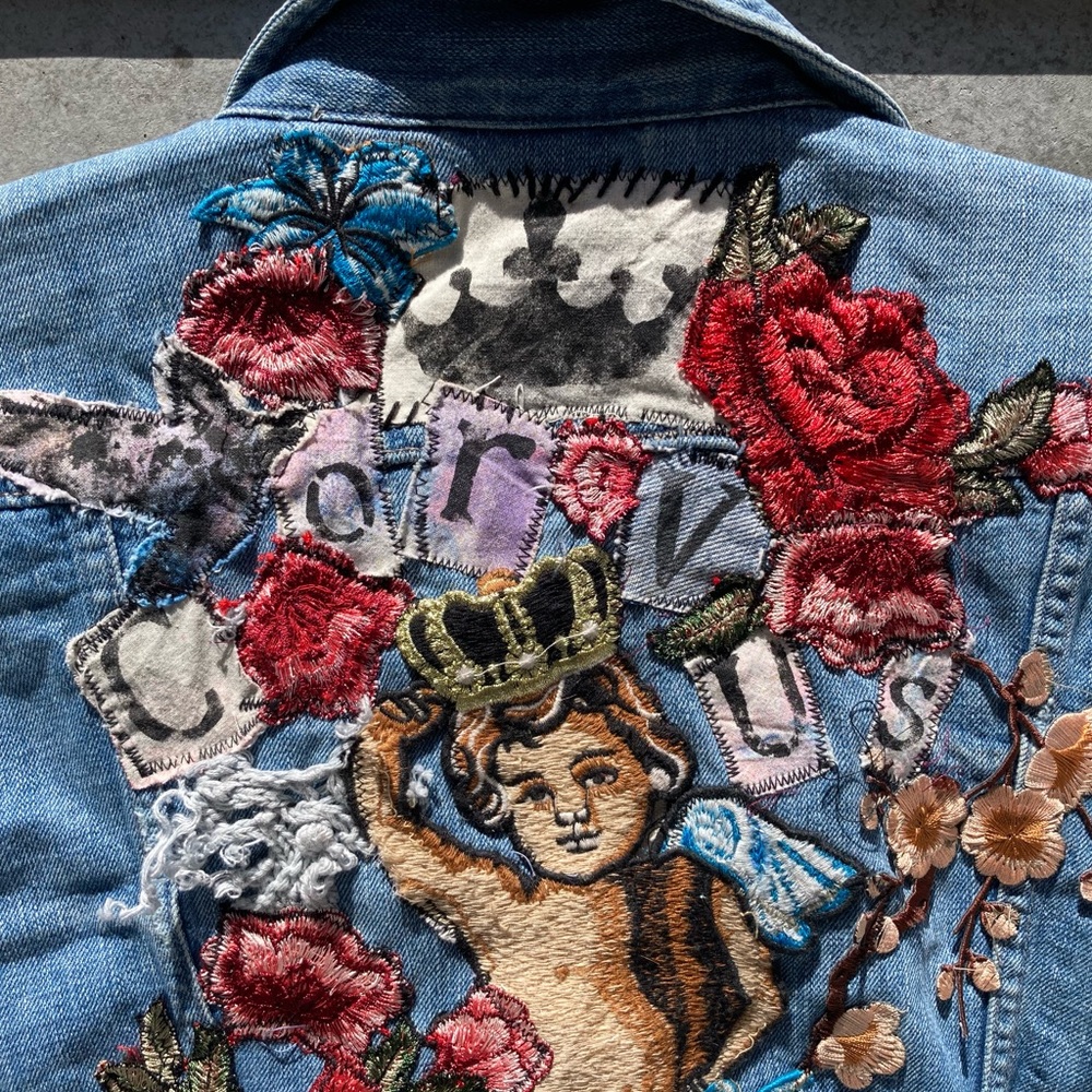 Custom Appliqud Levi’s Jacket - image 8